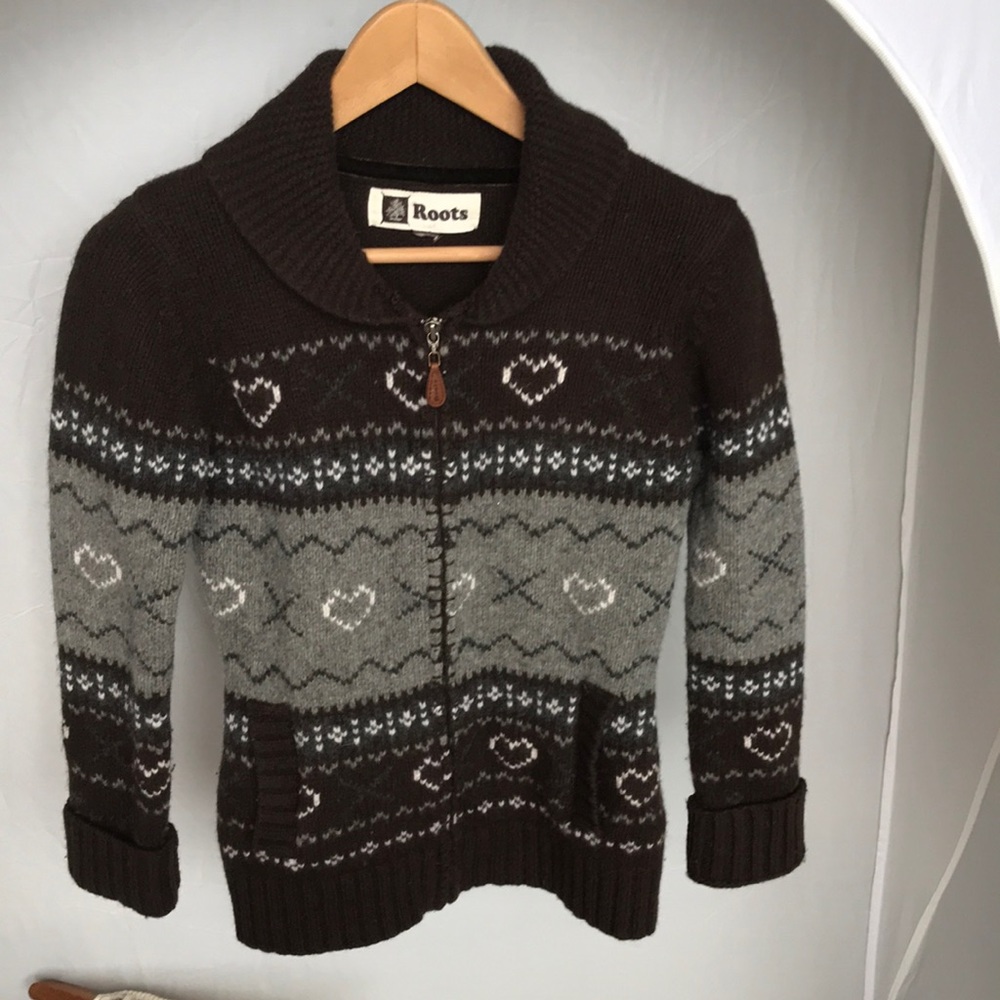 Shawl collar cardigan